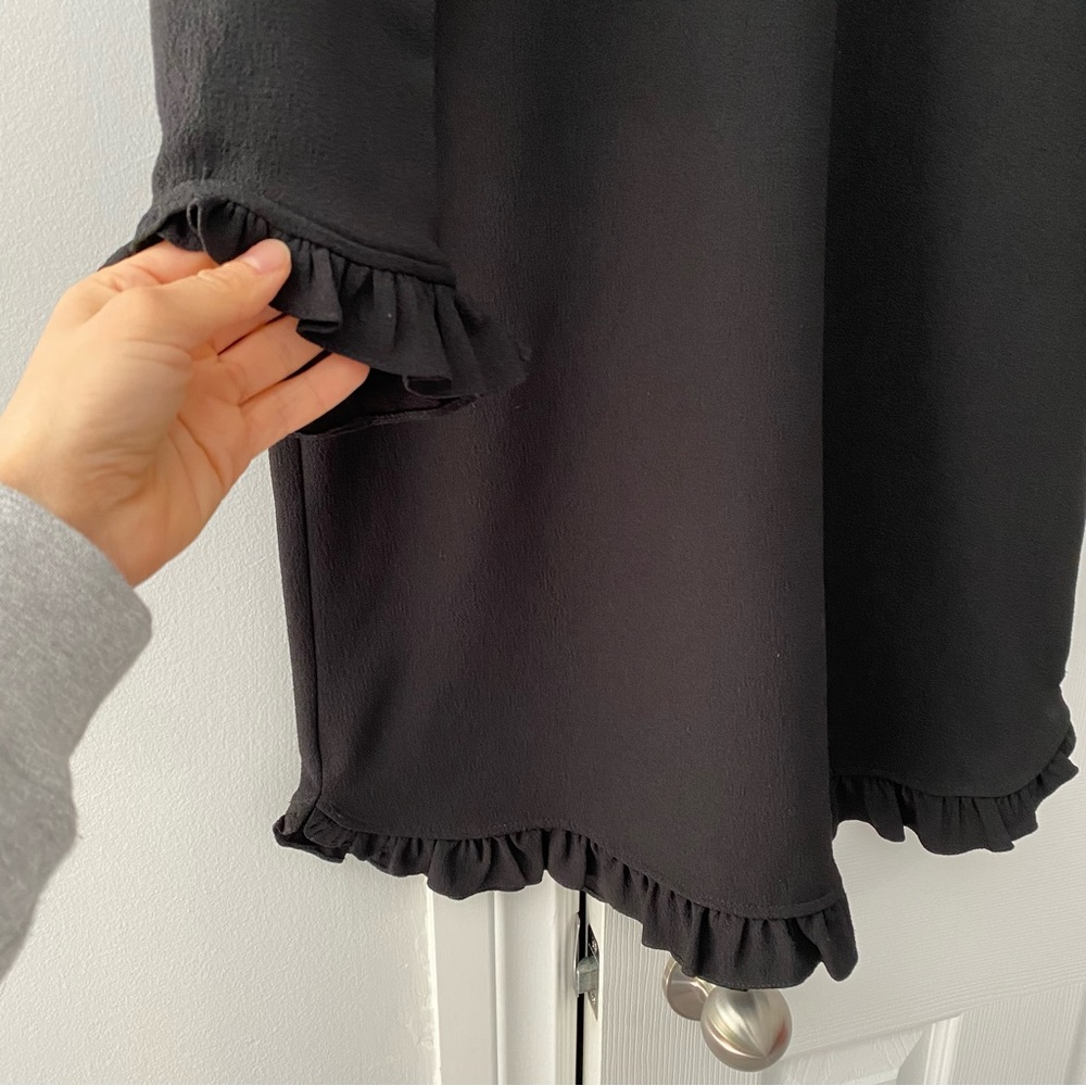 GANNI Ruffle Sleeve Dress - Picture 3 of 6